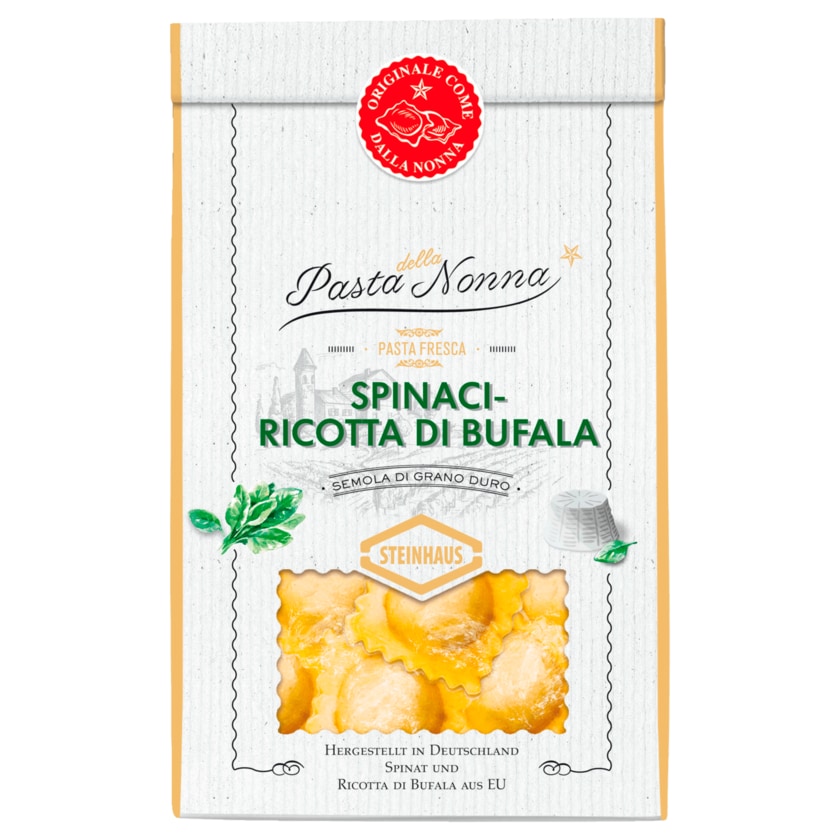 Steinhaus Pasta Nonna Spinaci-Ricotta di Bufala 230g